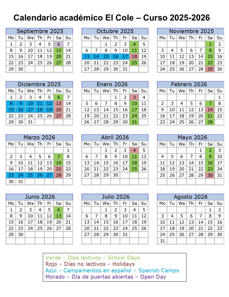 Calendario 2025-2026